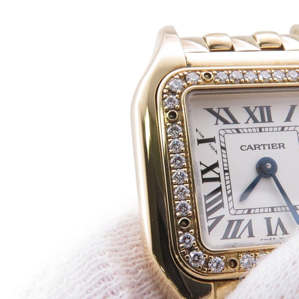 カルティエ パンテール ドゥ カルティエ SM ダイヤベゼル WJPN0015 Cartier 腕時計 白文字盤