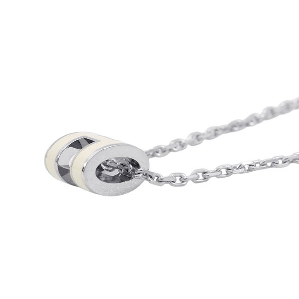 エルメス ネックレス ミニ・ポップアッシュ ホワイト/シルバー金具 HERMES アクセサリー 白