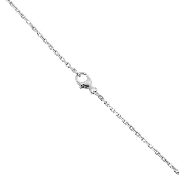 エルメス ネックレス ミニ・ポップアッシュ ホワイト/シルバー金具 HERMES アクセサリー 白
