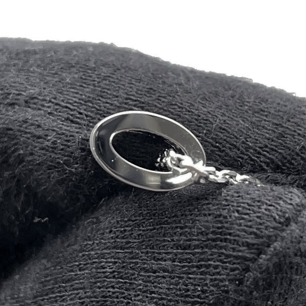 エルメス ネックレス ミニ・ポップアッシュ ホワイト/シルバー金具 HERMES アクセサリー 白