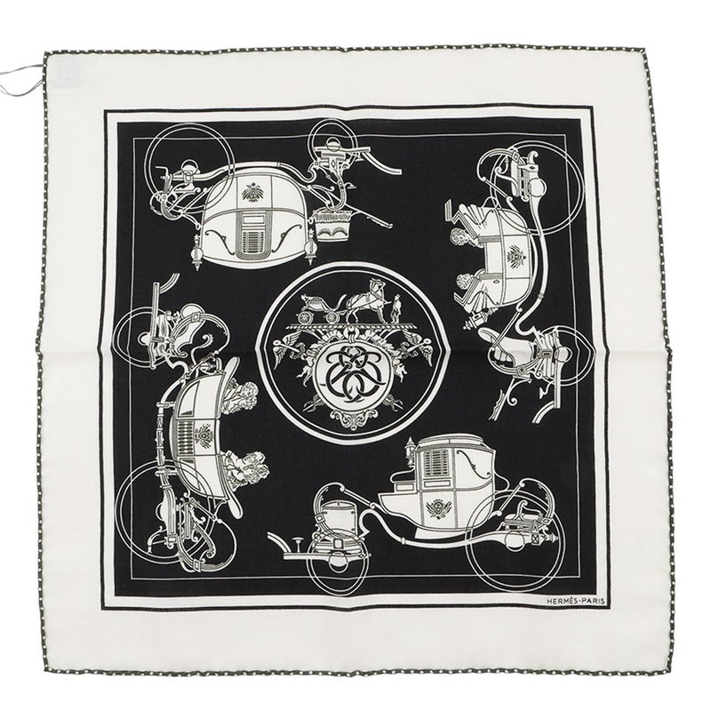 エルメス スカーフ カレ45 ガヴロッシュ エクスリブリス Ex-Libris カシミヤ シルク HERMES 2025年秋