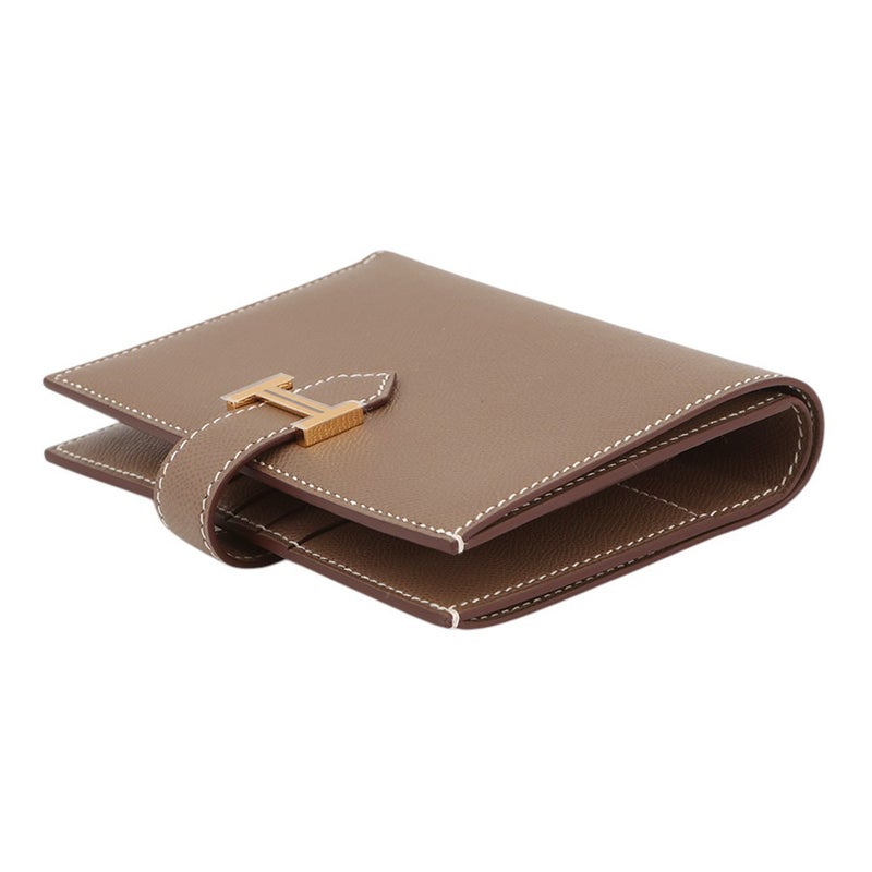 エルメス 二つ折り財布 ベアンコンパクト/ゴールド金具 ヴォーマダム W刻印 財布