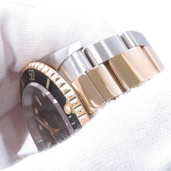 ロレックス サブマリーナ デイト コンビ S番 SS/K18YG 16613 ROLEX 腕時計 黒文字盤