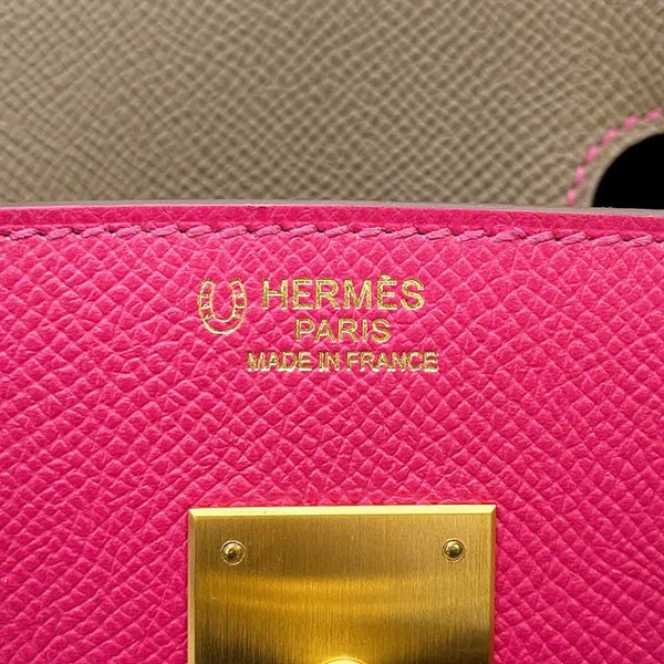 エルメス バーキン30 ローズショッキング/エトゥープ/ウルトラバイオレット/マットゴールド金具 エプソン X刻印 SPO HERMES Birkin