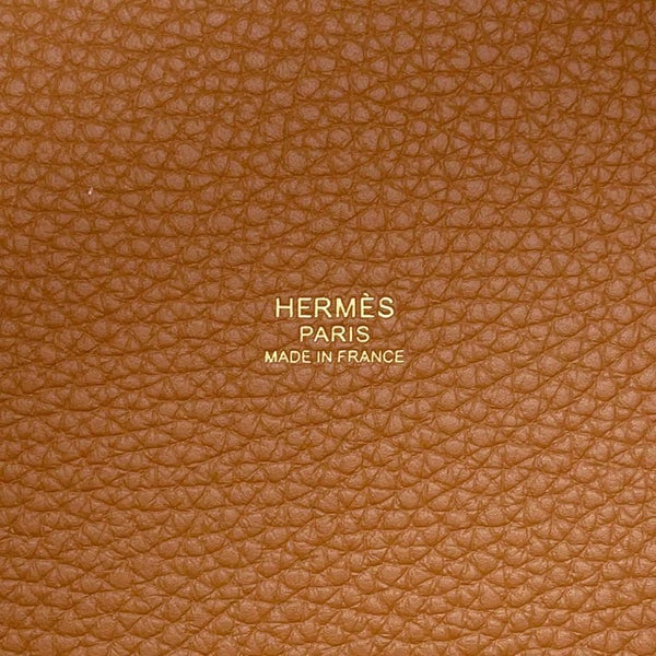 エルメス ハンドバッグ ピコタンロックMM ゴールド/ゴールド金具 トリヨンクレマンス W刻印