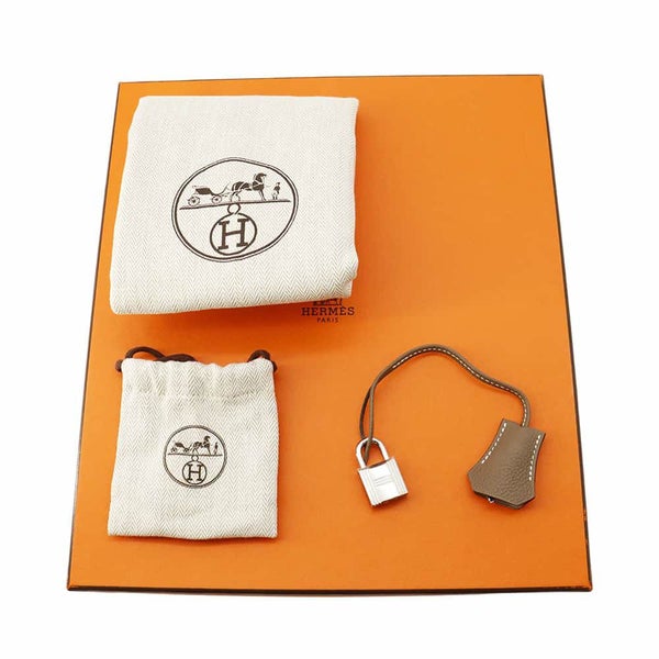 エルメス バーキン25 エトゥープ/シルバー金具 トゴ W刻印 HERMES Birkin ハンドバッグ