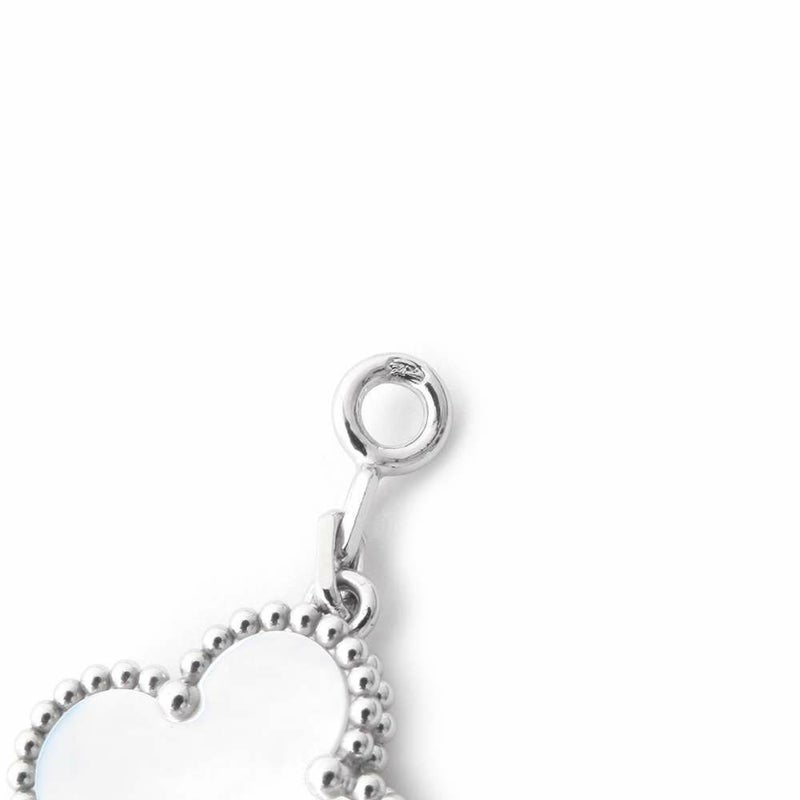 ヴァンクリーフ＆アーペル ブレスレット ヴィンテージ アルハンブラ 5モチーフ マザーオブパール K18WGホワイトゴールド VCARF48400