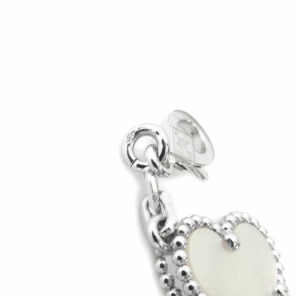 ヴァンクリーフ＆アーペル ブレスレット ヴィンテージ アルハンブラ 5モチーフ マザーオブパール K18WGホワイトゴールド VCARF48400