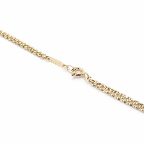 ティファニー ネックレス ハードウェア ラージ ダブル リンク ペンダント ダイヤモンド 計0.74ct K18YGイエローゴールド 70353075