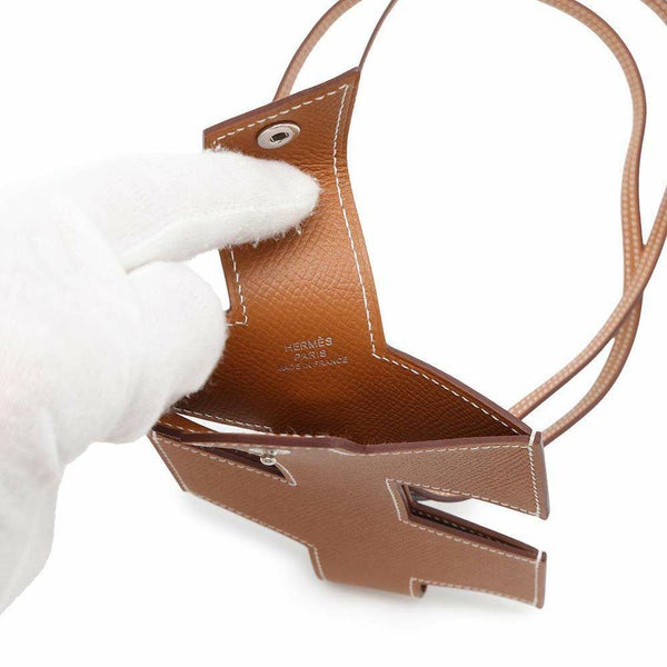 エルメス スマートフォンケース Hタグ ゴールド/シルバー金具 エプソン Z刻印 HERMES