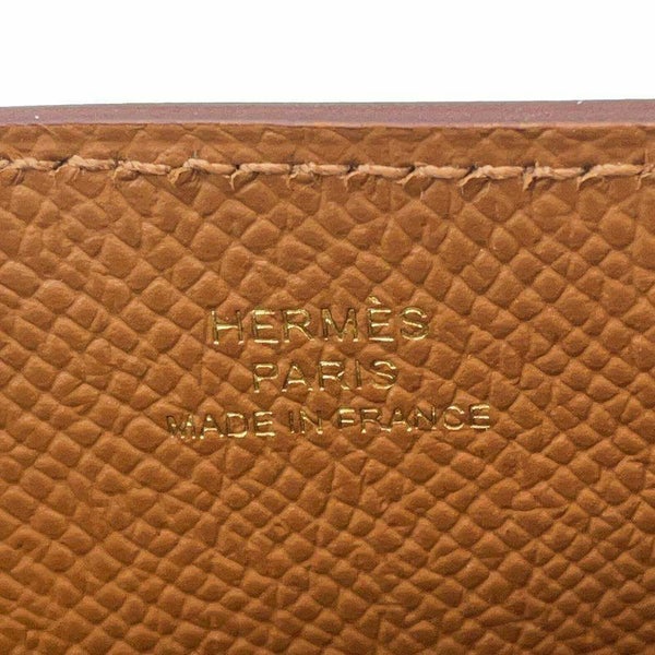 エルメス フォンケース ウェイ ゴールド/ナタ/オレンジ/ゴールド金具 エプソン U刻印 フォンショルダー