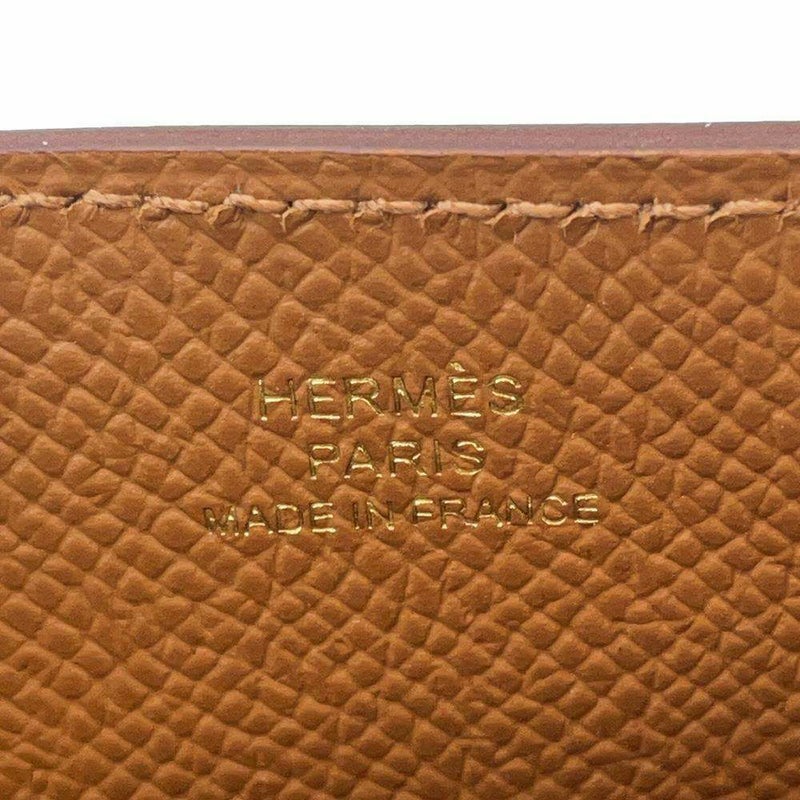 エルメス フォンケース ウェイ ゴールド/ナタ/オレンジ/ゴールド金具 エプソン U刻印 フォンショルダー