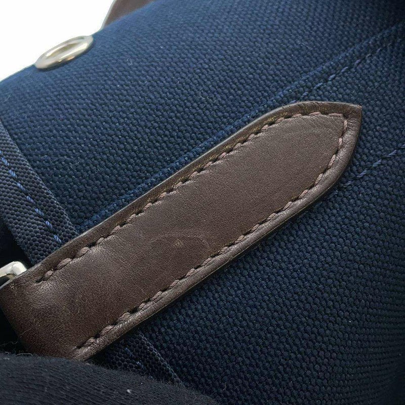 エルメス サックドパンサージュ グルーム SAC DE PANSAGE GROOM ネイビー/フー D刻印 2wayショルダーバッグ