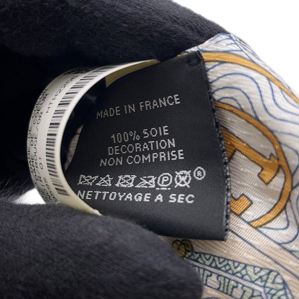 エルメス スカーフ ツイリー ビジュー・ピケ ハートのクイーン Dame de Coeur HERMES シルクツイル 2022年秋冬 黒