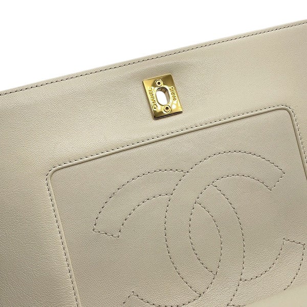 シャネル チェーンショルダーバッグ マドモアゼル マトラッセ ココマーク Wフラップ レザー A93084 CHANEL