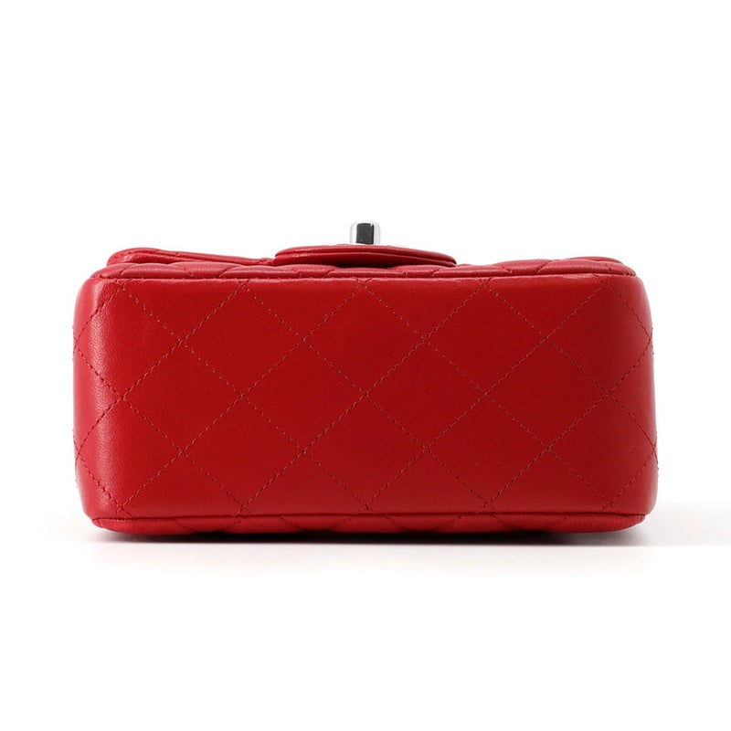 シャネル チェーンショルダーバッグ ミニマトラッセ ココマーク ラムスキン A35200 CHANEL ミニマト