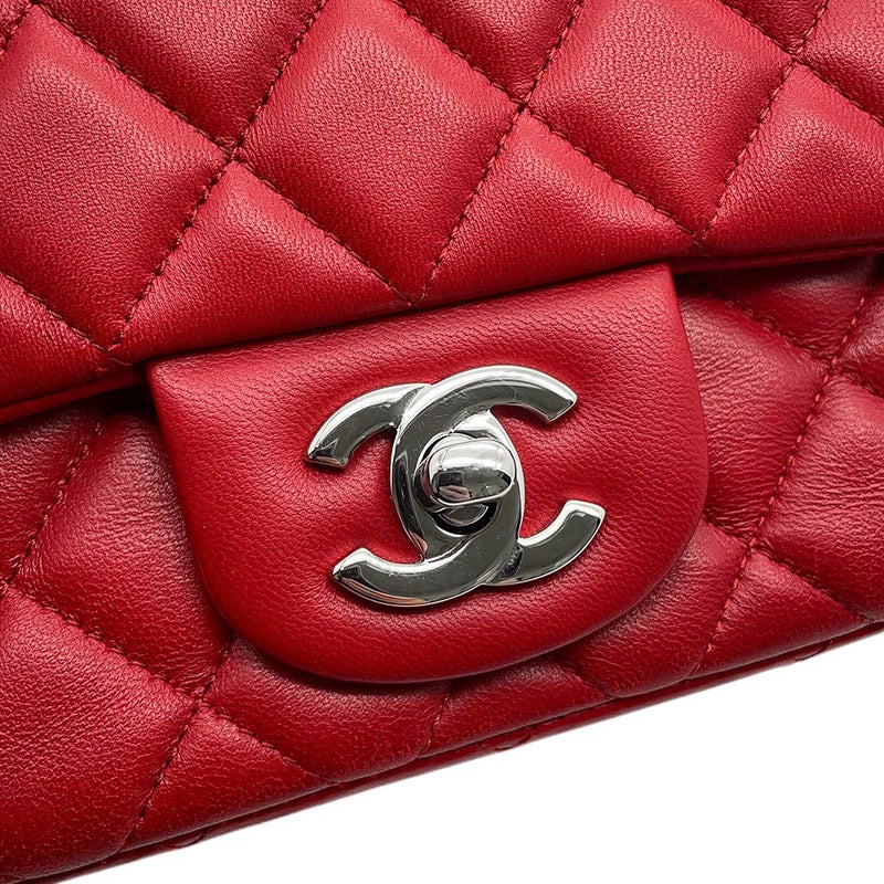 シャネル チェーンショルダーバッグ ミニマトラッセ ココマーク ラムスキン A35200 CHANEL ミニマト