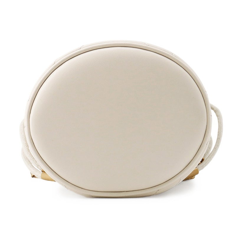 グッチ チェーンショルダーバッグ GGマーモント ミニバケットバッグ スモール 575163 GUCCI バッグ キルティング 巾着 白