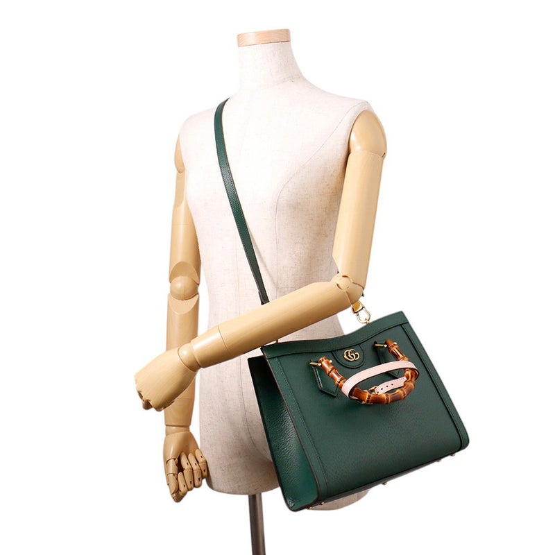 グッチ ハンドバッグ ダイアナ スモール バンブー レザー 702721 GUCCI 2wayバッグ