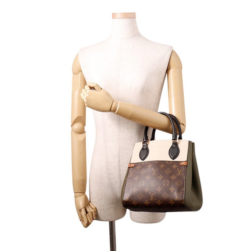 ルイヴィトン ハンドバッグ モノグラム レザー フォールド・トートPM M45388 LOUIS VUITTON 2way
