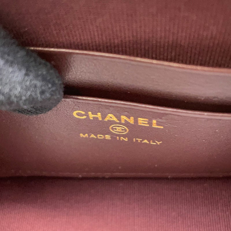 シャネル チェーンショルダーバッグ マトラッセ ココマーク キャビアスキン AP4000 CHANEL 黒