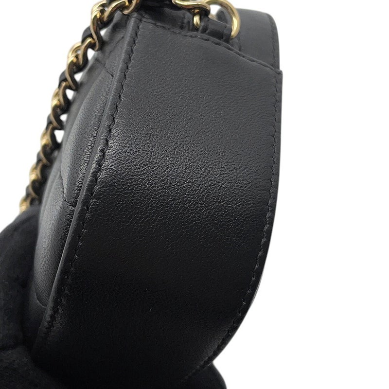 シャネル チェーンショルダーバッグ マトラッセ ココマーク キャビアスキン AP3998 CHANEL 黒