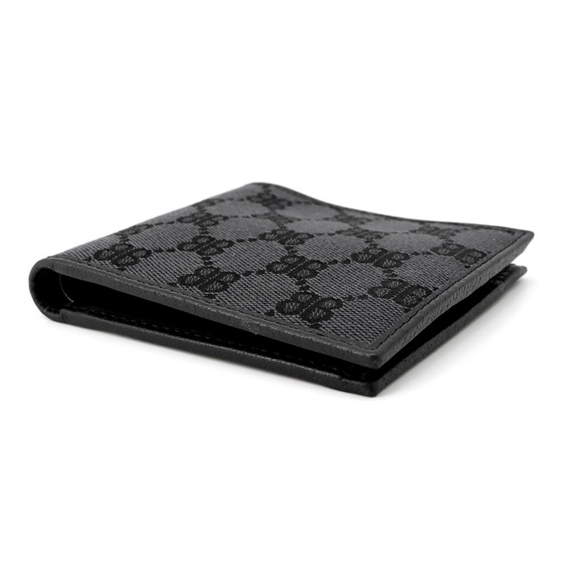 バレンシアガ 二つ折り財布 グッチコラボ ザ ハッカー プロジェクト 680430 BALENCIAGA GUCCI 財布 黒