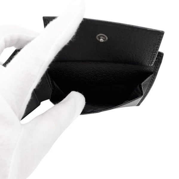 バレンシアガ 二つ折り財布 グッチコラボ ザ ハッカー プロジェクト 680430 BALENCIAGA GUCCI 財布 黒