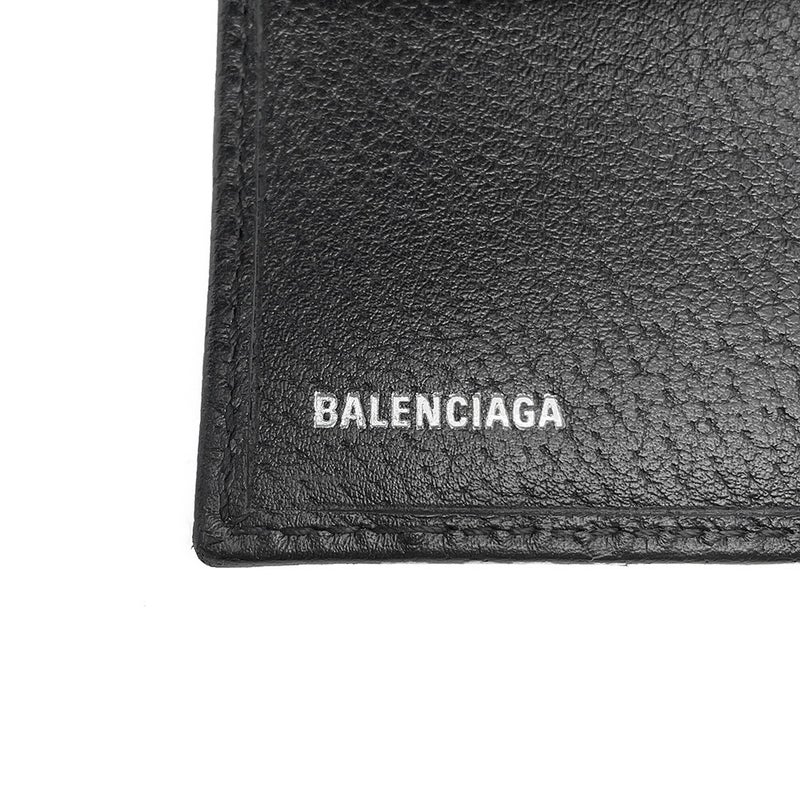 バレンシアガ 二つ折り財布 グッチコラボ ザ ハッカー プロジェクト 680430 BALENCIAGA GUCCI 財布 黒