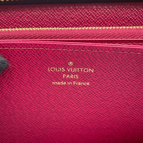 ルイヴィトン 長財布 モノグラム ジッピー・ウォレット M41895 LOUIS VUITTON フューシャ