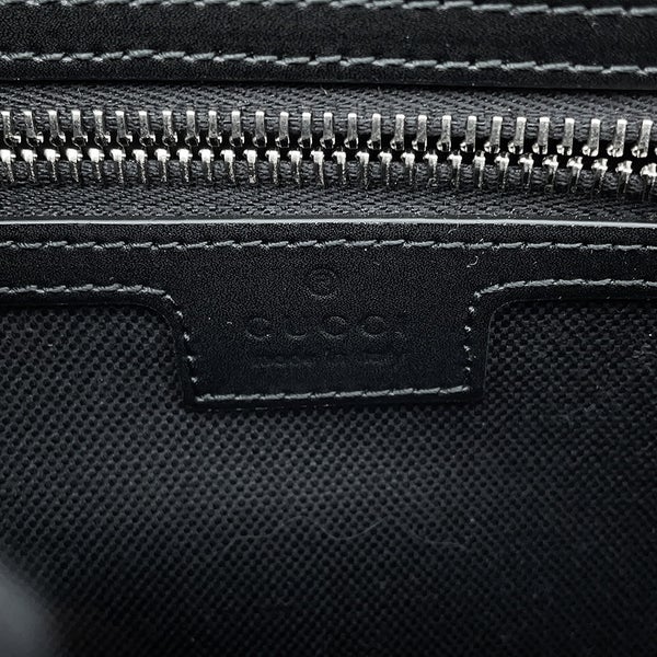 グッチ ボディバッグ GGスプリーム レザー 474293 GUCCI ウエストバッグ メンズ 黒