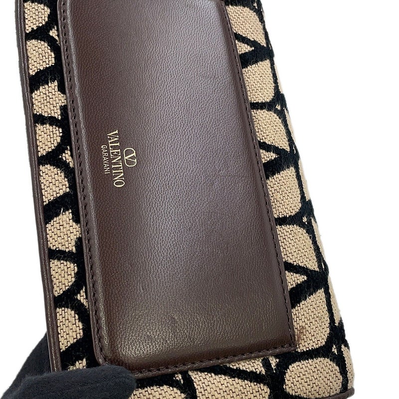 ヴァレンティノ・ガラヴァーニ ハンドバッグ Vスリング ロゴ キャンバス 2W0B0L97JSQ VALENTINO 2wayチェーンショルダー