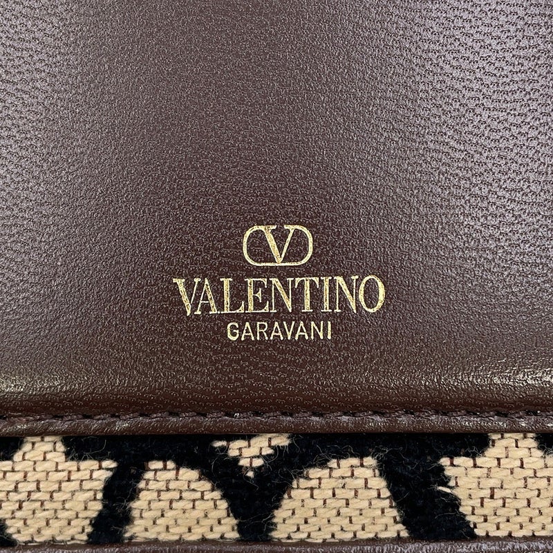 ヴァレンティノ・ガラヴァーニ ハンドバッグ Vスリング ロゴ キャンバス 2W0B0L97JSQ VALENTINO 2wayチェーンショルダー