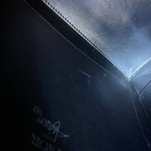 ディオール ハンドバッグ DIOR AND SHAWN D-DIOR ミニトートバッグ レザー 1DOSH152YZI 黒 ステューシーコラボ