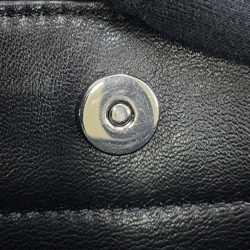 ディオール ハンドバッグ DIOR AND SHAWN D-DIOR ミニトートバッグ レザー 1DOSH152YZI 黒 ステューシーコラボ