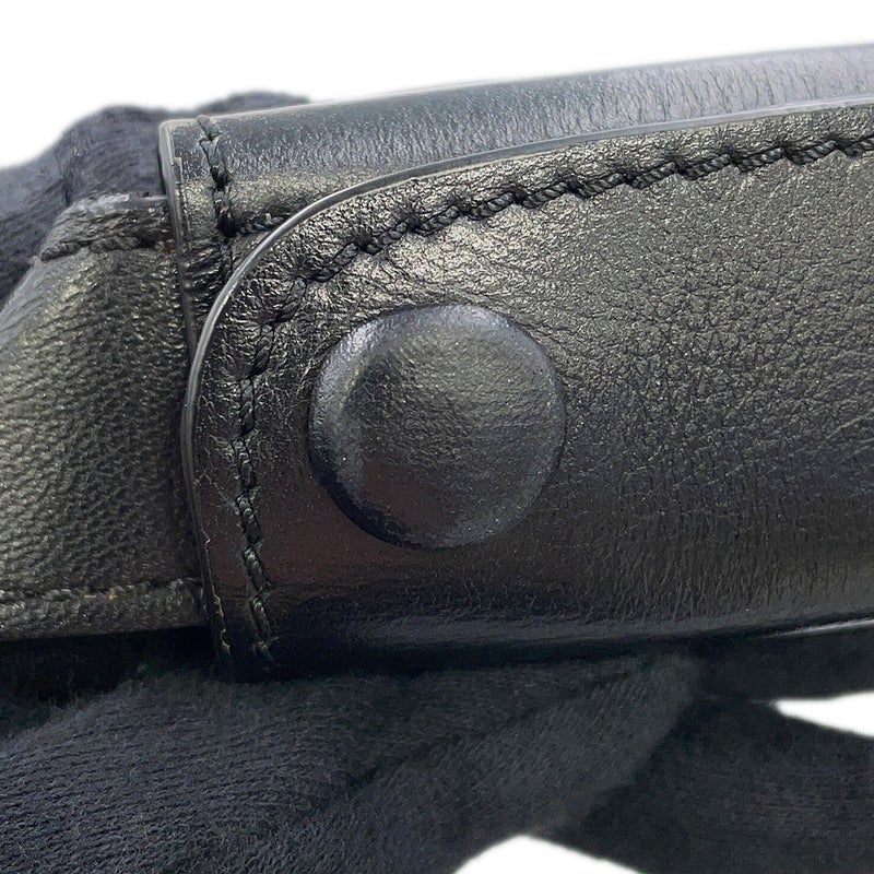 ディオール ハンドバッグ DIOR AND SHAWN D-DIOR ミニトートバッグ レザー 1DOSH152YZI 黒 ステューシーコラボ