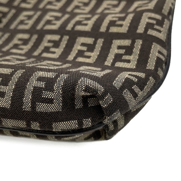 フェンディ ショルダーバッグ ズッキーノ マンマバケット キャンバス レザー 8BT075JQ4 FENDI ズッカ