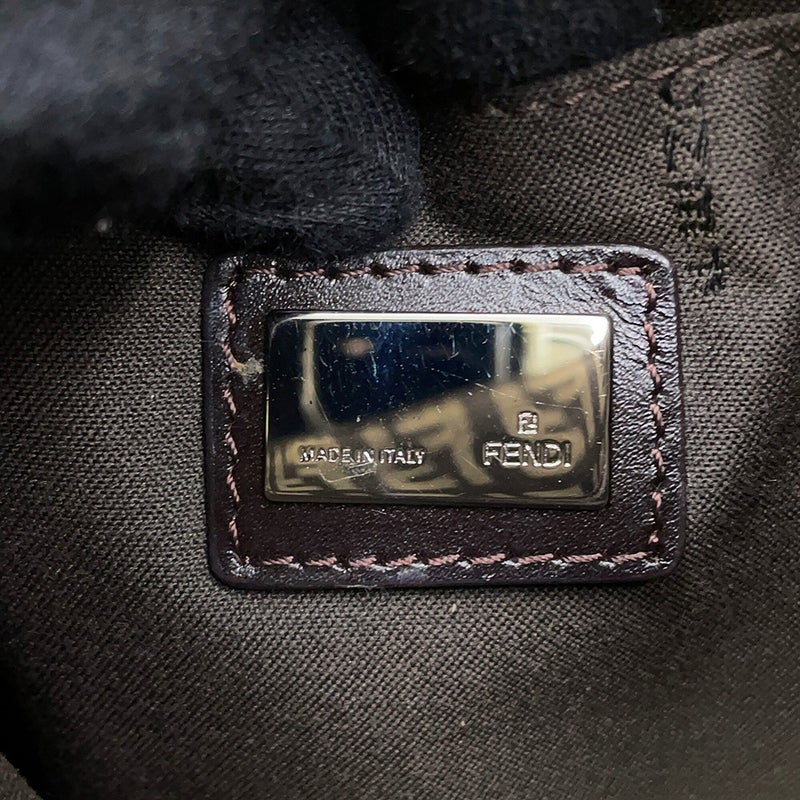 フェンディ ショルダーバッグ ズッキーノ マンマバケット キャンバス レザー 8BT075JQ4 FENDI ズッカ