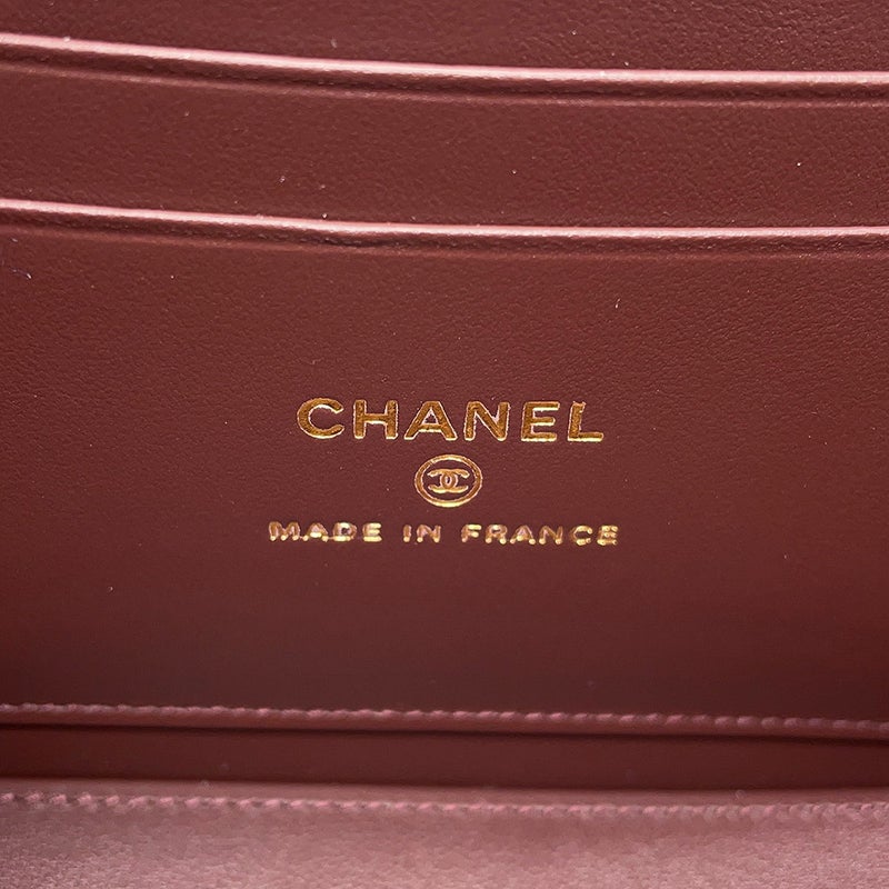 シャネル チェーンショルダーバッグ バニティケース ココマーク マトラッセ キャビアスキン AP1341 CHANEL 黒