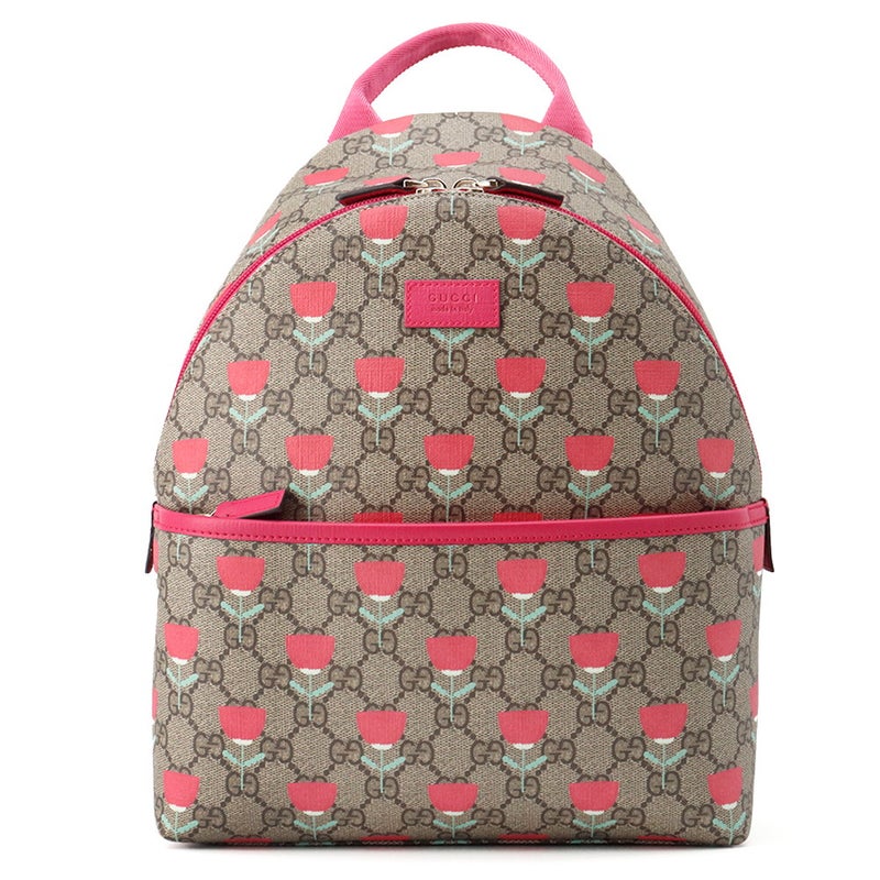 グッチ バックパック フラワープリント チルドレンズ GGスプリーム/レザー 782708 GUCCI リュック キッズ キムスンヨン
