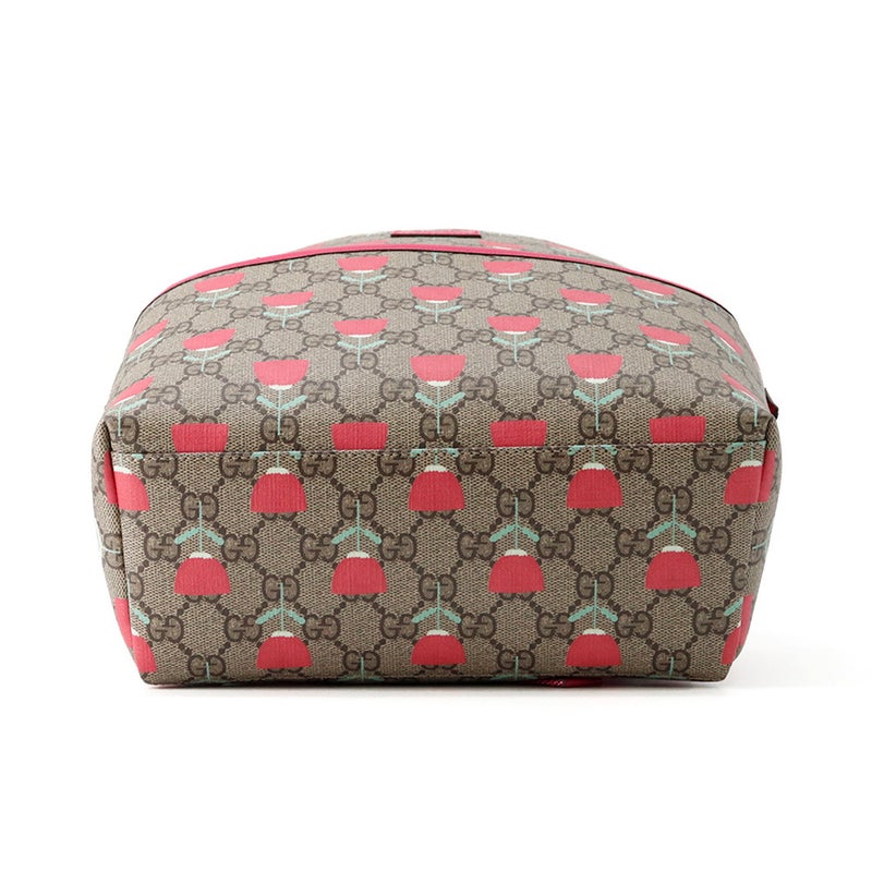 グッチ バックパック フラワープリント チルドレンズ GGスプリーム/レザー 782708 GUCCI リュック キッズ キムスンヨン