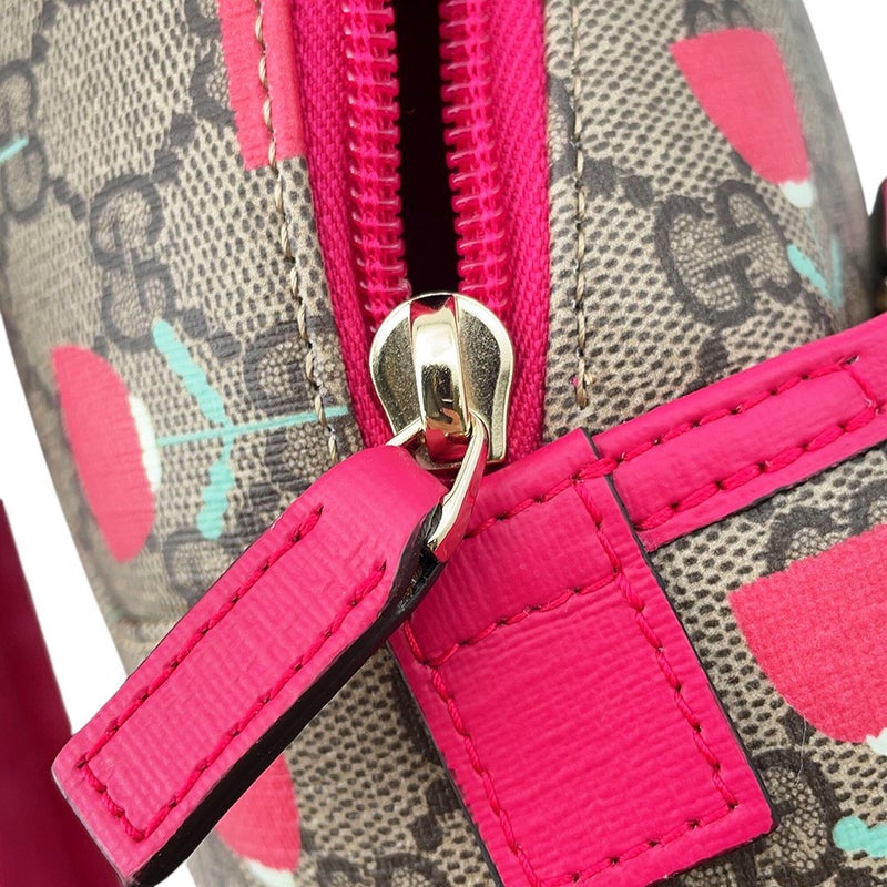 グッチ バックパック フラワープリント チルドレンズ GGスプリーム/レザー 782708 GUCCI リュック キッズ キムスンヨン