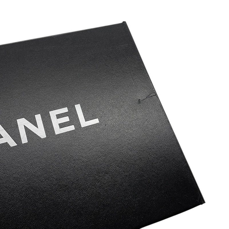 シャネル ハンドバッグ バニティバッグ ココマーク キャビアスキン 横型 A07058 CHANEL バッグ 黒