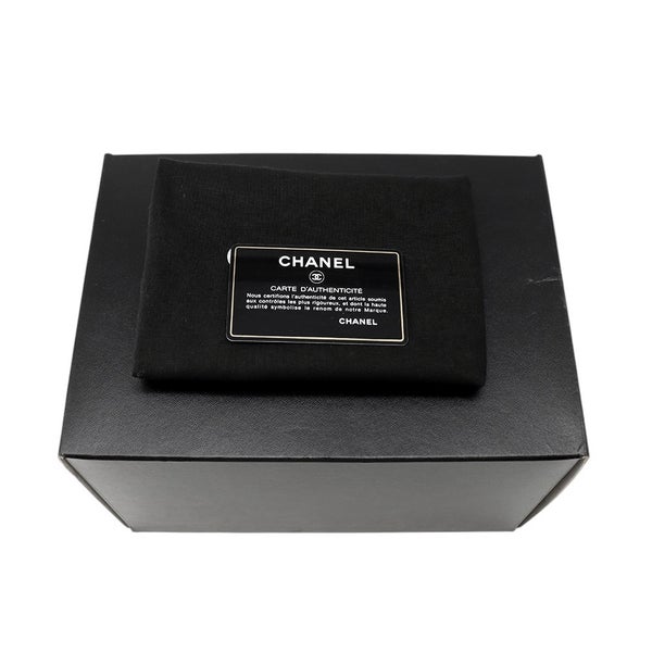 シャネル ハンドバッグ バニティバッグ ココマーク キャビアスキン 横型 A07058 CHANEL バッグ 黒