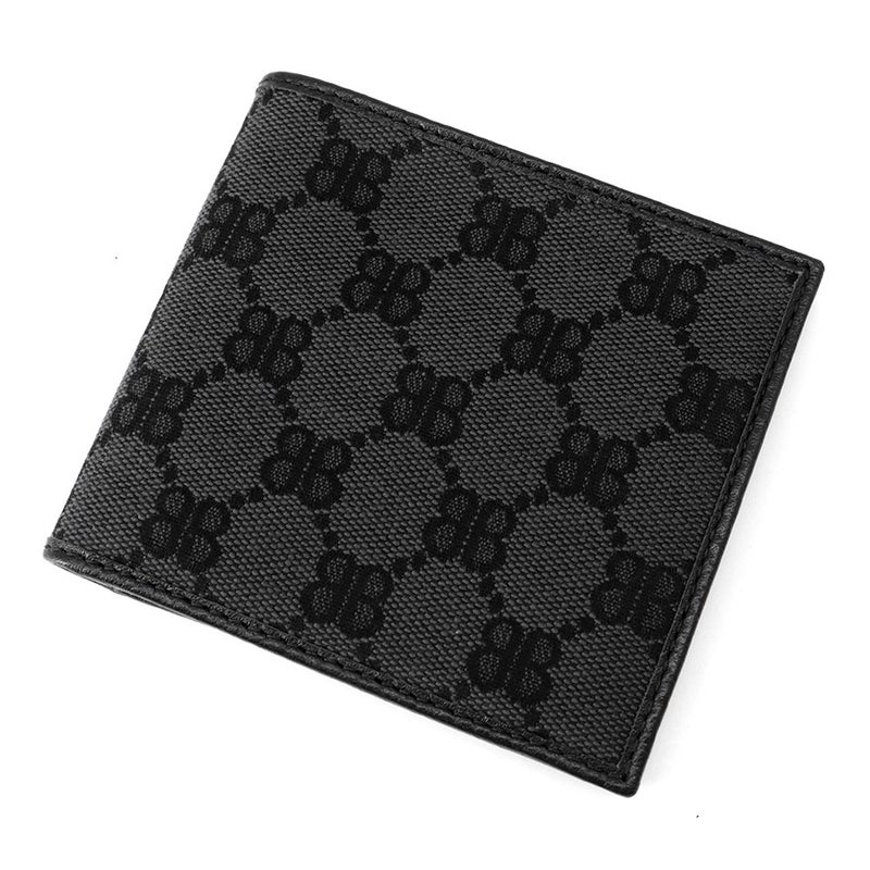 バレンシアガ 二つ折り財布 グッチコラボ ザ ハッカー プロジェクト 680430 BALENCIAGA GUCCI 財布 黒