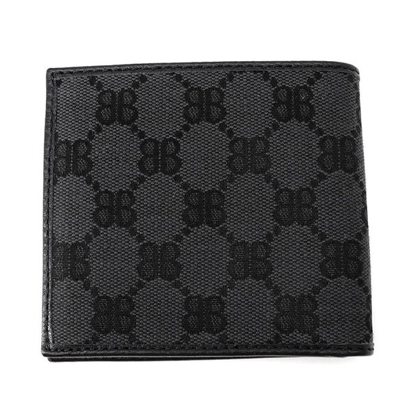 バレンシアガ 二つ折り財布 グッチコラボ ザ ハッカー プロジェクト 680430 BALENCIAGA GUCCI 財布 黒