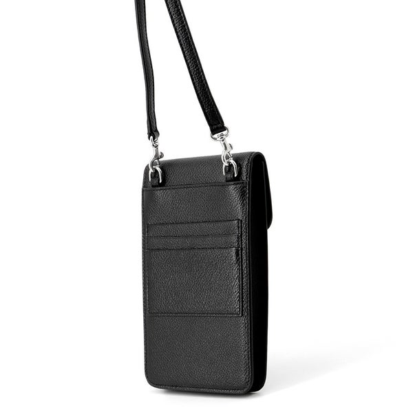 バレンシアガ ショルダーバッグ フォンホルダー レザー 593826 BALENCIAGA ミニバッグ 黒