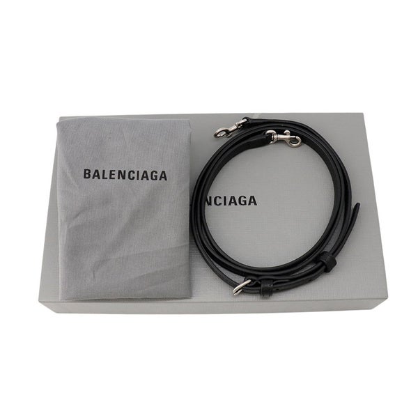 バレンシアガ ショルダーバッグ フォンホルダー レザー 593826 BALENCIAGA ミニバッグ 黒