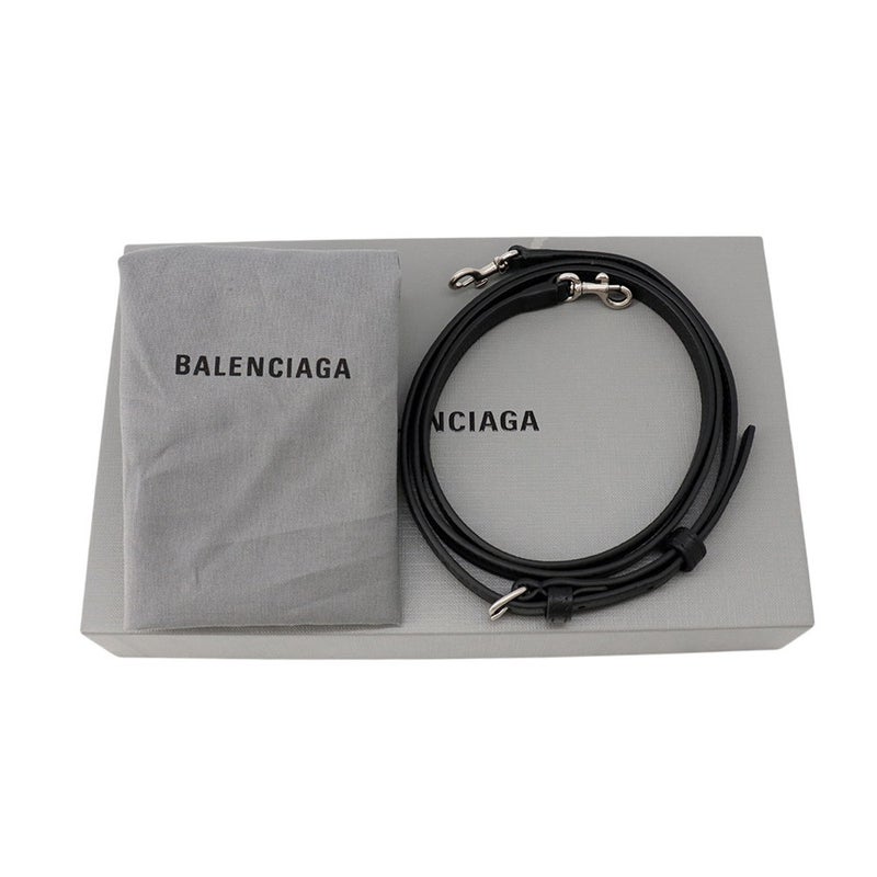 バレンシアガ ショルダーバッグ フォンホルダー レザー 593826 BALENCIAGA ミニバッグ 黒