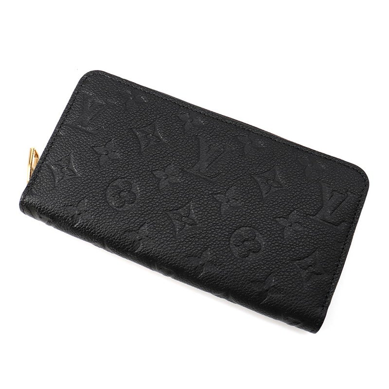 ルイヴィトン 長財布 モノグラム・アンプラント ジッピー・ウォレット M28791 LOUIS VUITTON 財布 ブラック 黒